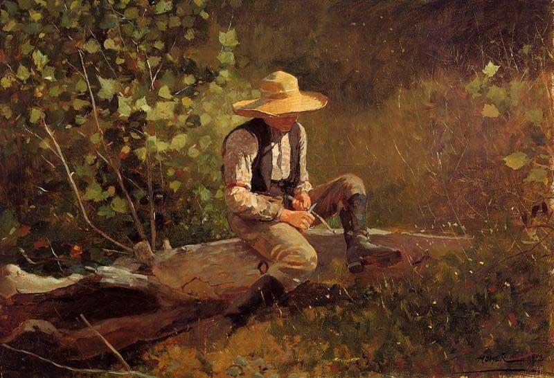 Winslow Homer The Whittling Boy china oil painting image
